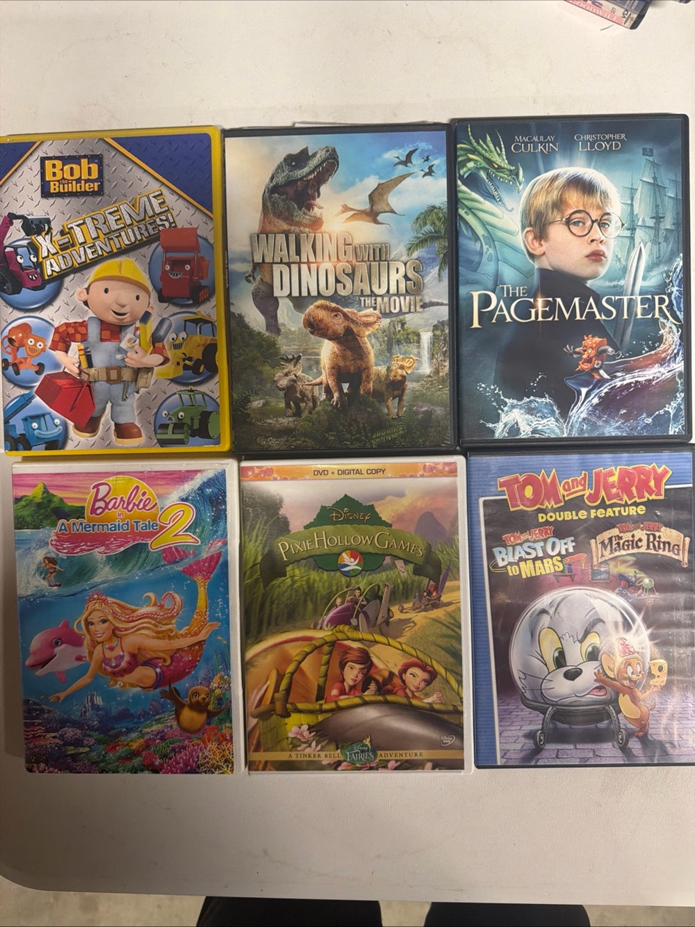 Assorted Kids DVD Movie Collection - Colorful Covers